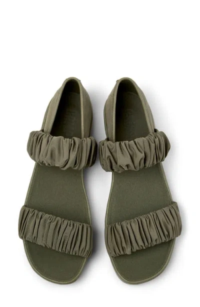 Camper Right Nina Ballet Flat In Green