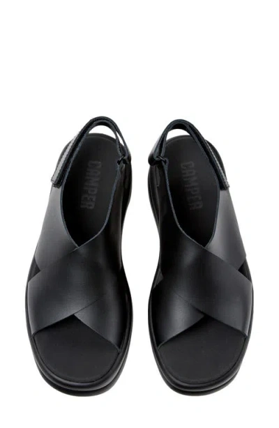 Camper Pelotas Flota Slingback Sandal In Black