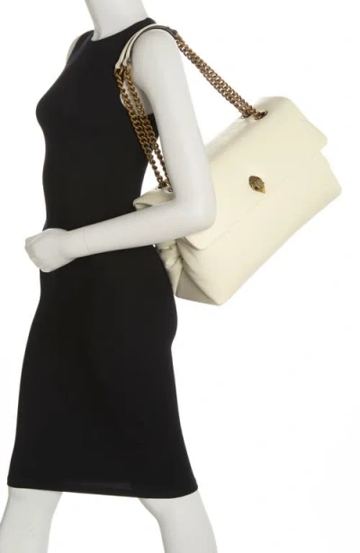 Kurt Geiger London Xxl Kew Leather Bag In Brown