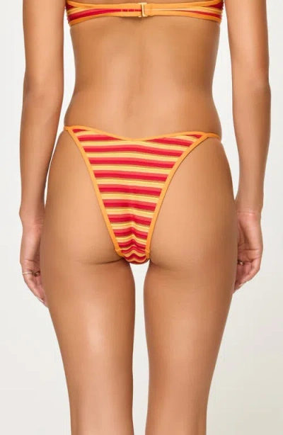 L*space Lspace Pixie Bitsy Bikini Bottoms In Orange