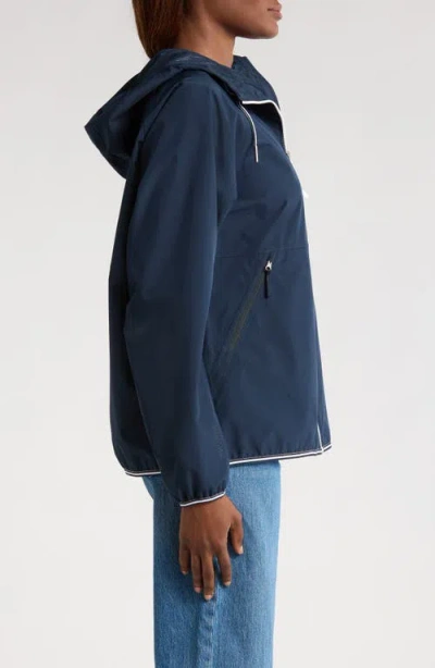 Helly Hansen Koster Waterproof Hooded Rain Jacket In Blue