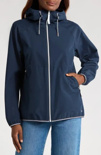 Helly Hansen Koster Waterproof Hooded Rain Jacket In Blue
