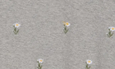 Lucky Brand Embroidered Cotton T-shirt In Gray