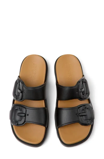 Camper Brutus Slide Sandal In Black