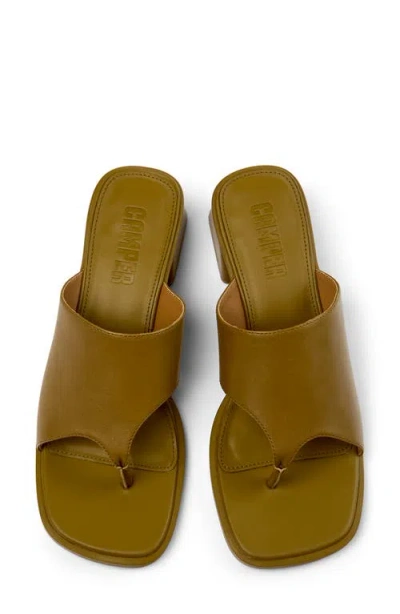 Camper Kora Slide Flip Flop In Green