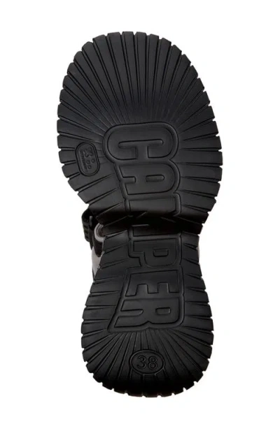 Camper Pix Bcn Platform Sandal In Black