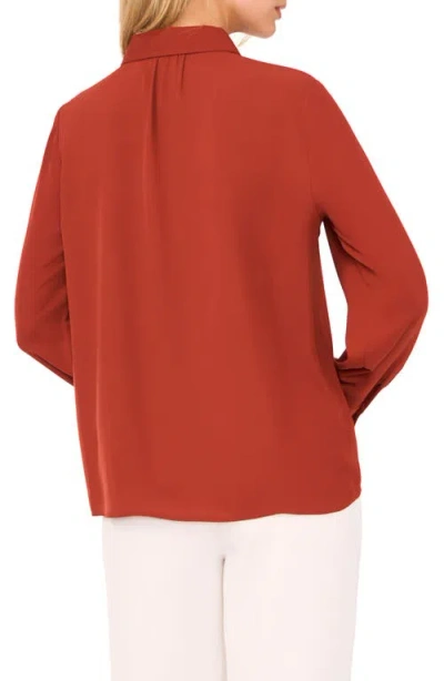 Halogen ® Clean Front Button-up Shirt In Brown