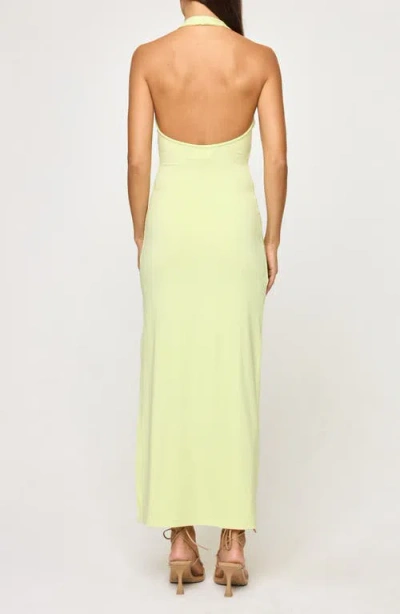 L*space London Halter Maxi Dress In Honeydew In Green