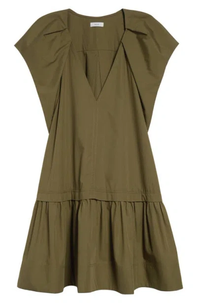 A.l.c . Ember Drop Waist Minidress In Brown