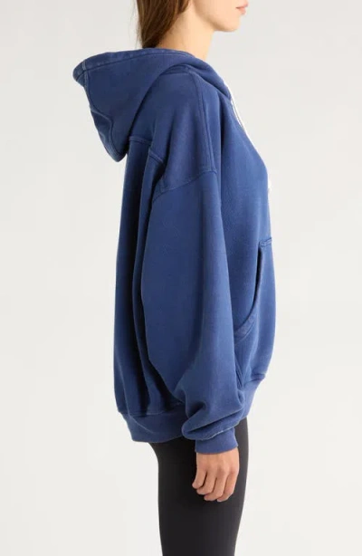 Free People Fp Movement Final Call Fleece Hoodie In Blue