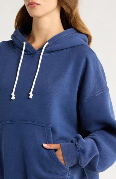 Free People Fp Movement Final Call Fleece Hoodie In Blue