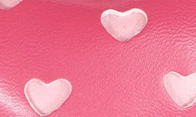 Leith Puffy Heart Bag Charm In Pink