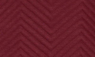 Nanette Lepore Play Quilted Quarter Zip Pullover In Red