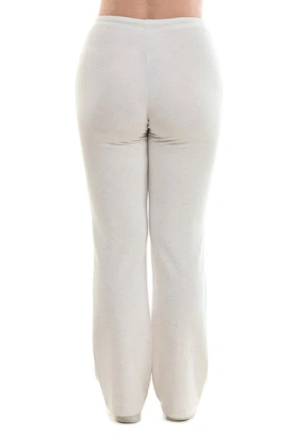 Nanette Lepore Play Front Seam Scuba Knit Flare Pants In White