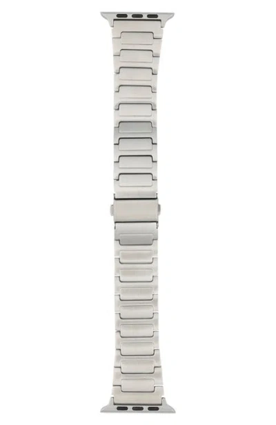 Nordstrom Rack Apple Watch® Linked Watchband In Silver