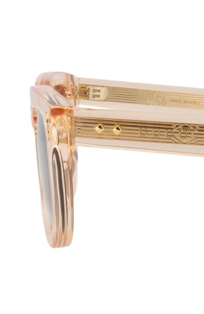 Gucci 54mm Rectangular Sunglasses In Brown