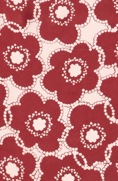 Kate Spade New York Pop Flower Silk Square Scarf In Pink