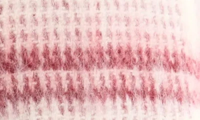 Allsaints Brushed Check Oversized Scarf In Pink