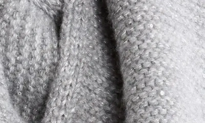 Calvin Klein Mini Sequin Scarf In Gray