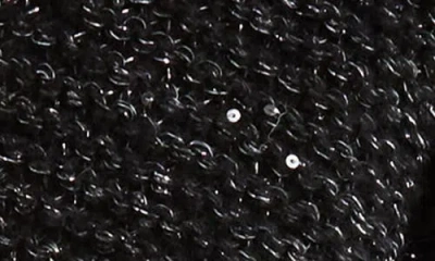 Calvin Klein Mini Sequin Scarf In Black