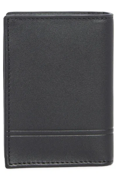 Tumi Leather Card Case In Black