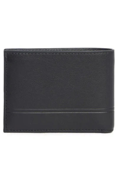 Tumi Double Bifold Wallet In Black