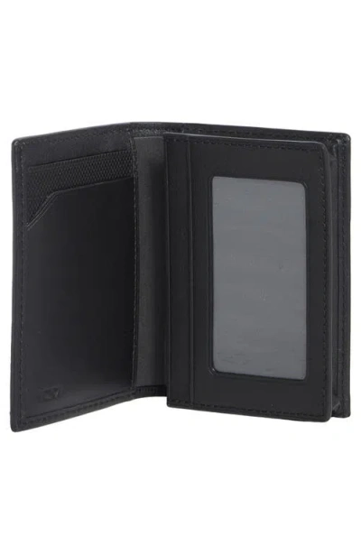 Tumi Leather Card Case In Black