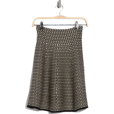 Max Studio Mini Sweater Skirt In Black