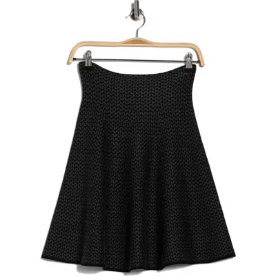 Max Studio Mini Sweater Skirt In Black