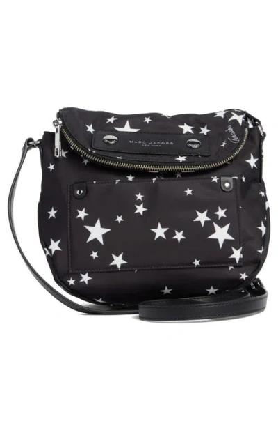Marc Jacobs Star Print Preppy Nylon Mini Messenger Bag In Multi