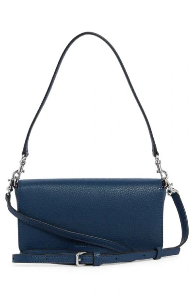 Marc Jacobs The Mini Leather Crossbody Bag In Blue