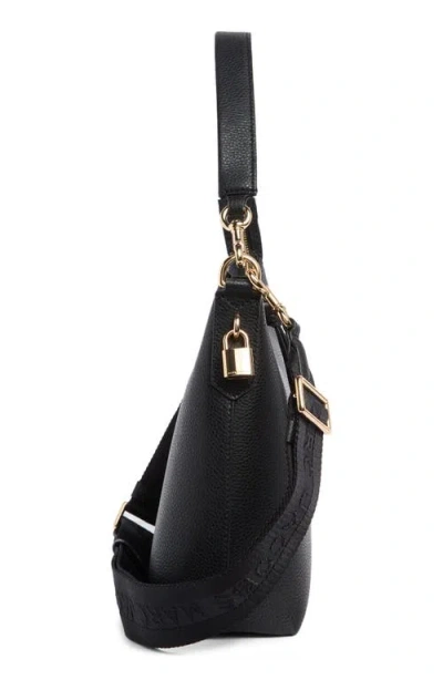 Marc Jacobs Drifter Pebbled Leather Large Hobo Bag In Black