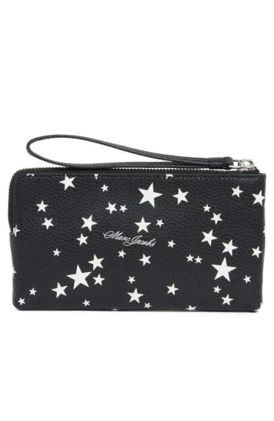 Marc Jacobs Star Print Bold Wristlet Pouch In Multi