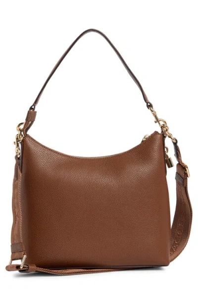 Marc Jacobs Drifter Pebbled Leather Large Hobo Bag In Brown