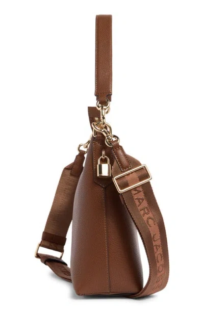 Marc Jacobs Drifter Pebbled Leather Large Hobo Bag In Brown