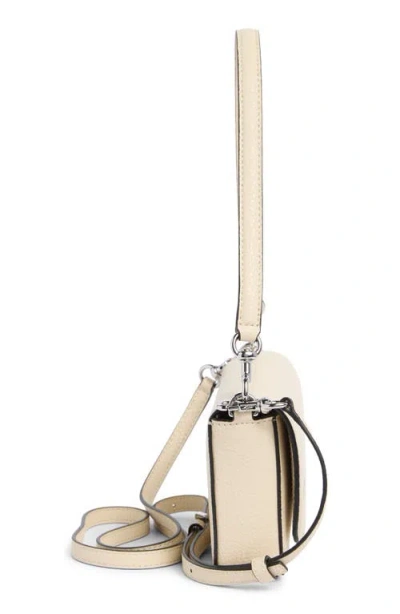 Marc Jacobs The Mini Leather Crossbody Bag In White