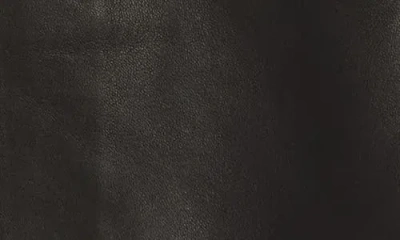 Frame The Femme Leather Blazer In Black