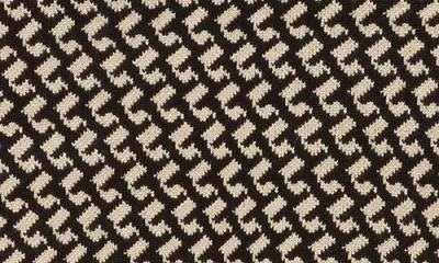 Max Studio Check Mock Neck Sweater In Black