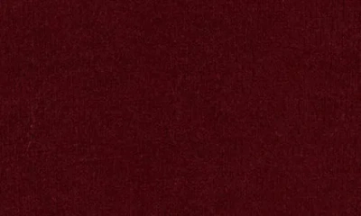 Max Studio Exposed Seam Mock Neck Sweater In Burgundy