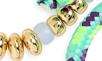 Leith Assorted 3-pack Paracord Beaded Bracelet In Multi