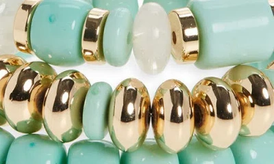 Nordstrom Rack 3-pack Assorted Beaded Bracelet Set In Multi