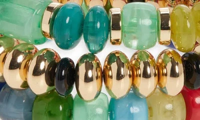 Nordstrom Rack 3-pack Assorted Beaded Bracelet Set In Multi