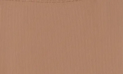 Beyond Yoga Impulse Ribbed Midi Leggings In Brown