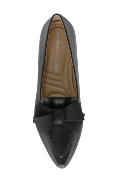Adrienne Vittadini Pasteur Bow Pump In Black