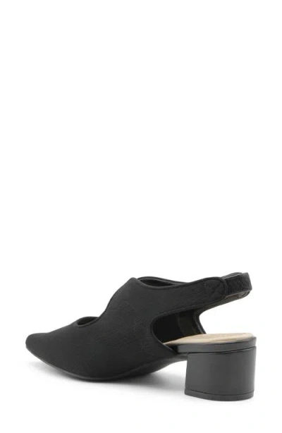 Adrienne Vittadini Goldie Slingback Pump In Black