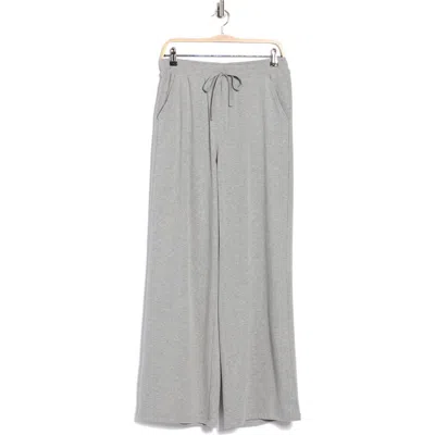 Max Studio Heather Knit Sweatpants In Gray