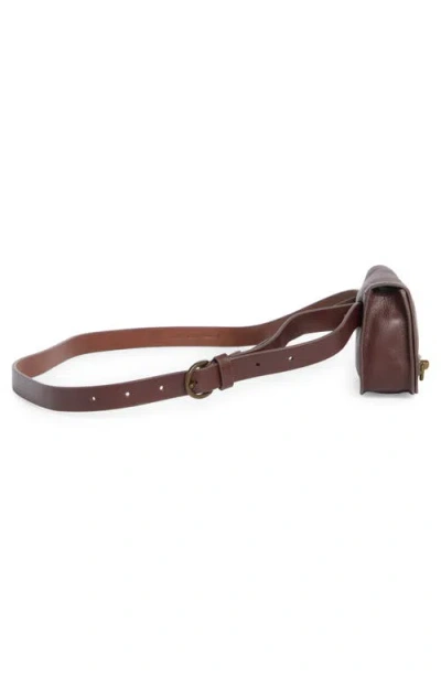 Frye Leather Belt Bag In Brown