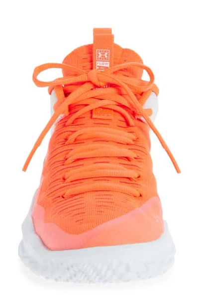 Under Armour Flow Ace Sneaker In Orange