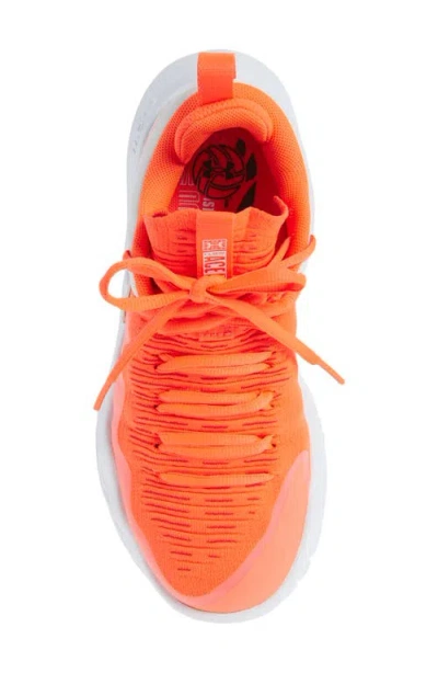 Under Armour Flow Ace Sneaker In Orange