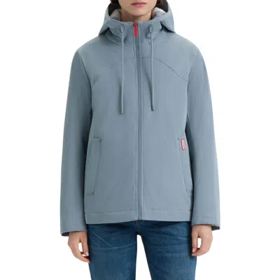 Hunter Blake Short Waterproof Rain Jacket In Blue